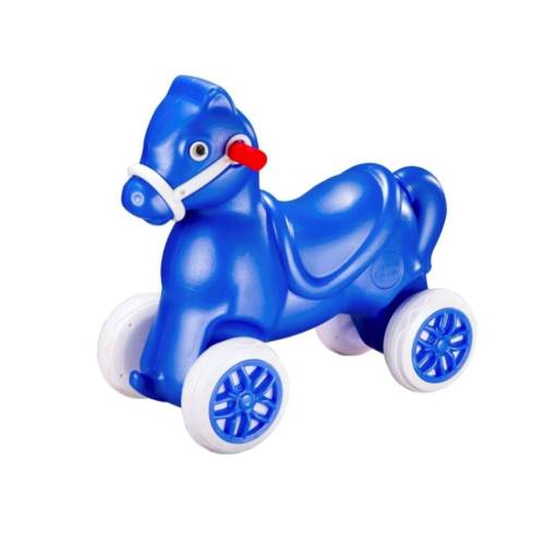 Horse Rider Kids Ride On Toy Plastic Material Blue and White Manufacturers, Suppliers in Delhi
