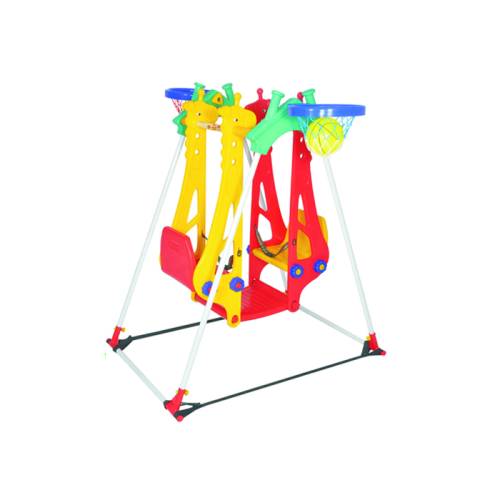 Kids Giraffe Swing And Basketball Combo – Safe And Sturdy Play Station Manufacturers, Suppliers in Delhi